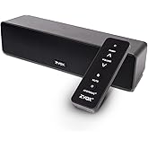 ZVOX AccuVoice AV100 Compact TV Soundbar Speaker with 6 Levels of Voice Boost, Black