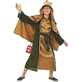 fun shack Gold Wiseman Costume Kids, Wise Man Costume for Kids, Nativity Costumes for Boys, Christmas Costumes Boys