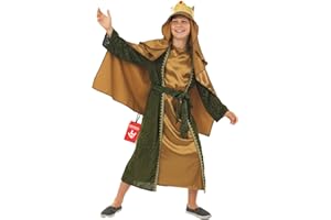 fun shack Gold Wiseman Costume Kids, Wise Man Costume for Kids, Nativity Costumes for Boys, Christmas Costumes Boys