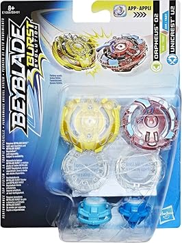 Beyblade - E1068. Pack 2 peonzas. Orpheus y Unicrest.: Amazon.es: Juguetes y juegos