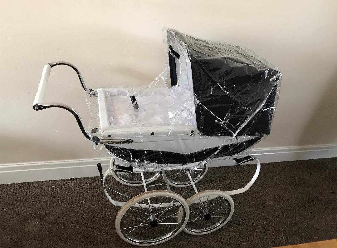 Pushchairs, Prams & Accs. WIND SHIELD Silver Cross cover COACH BUILT PRAM RAIN Baby
