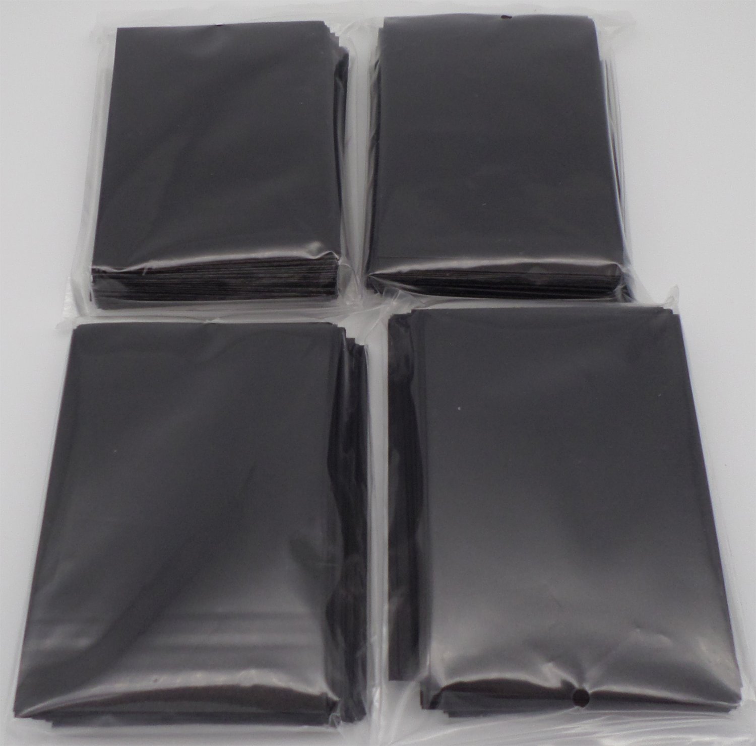 docsmagic.de 4 x 60 Double Mat Black Card Sleeves Small Size 62 x 89 - YGO CFV - Mini