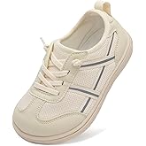 LeIsfIt Toddler Shoes Boys Girls Wide Barefoot Shoes Kids Slip on Casual Sneakers Breathable Non-Slip Sneakers for Walking Play School Tennis