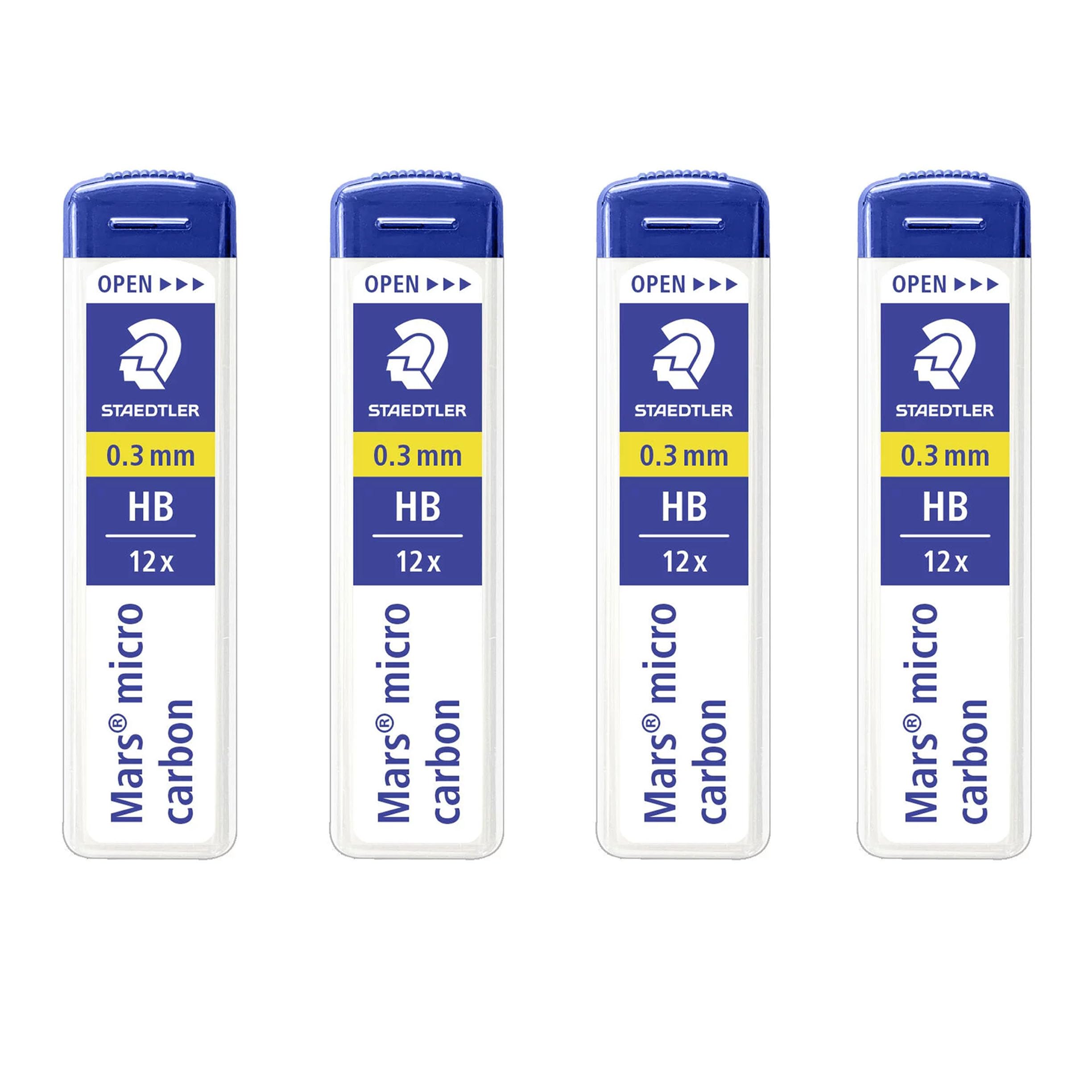 STAEDTLER Mars Micro Carbon 250 0.3mm HB - Pencil Lead Refills (4)