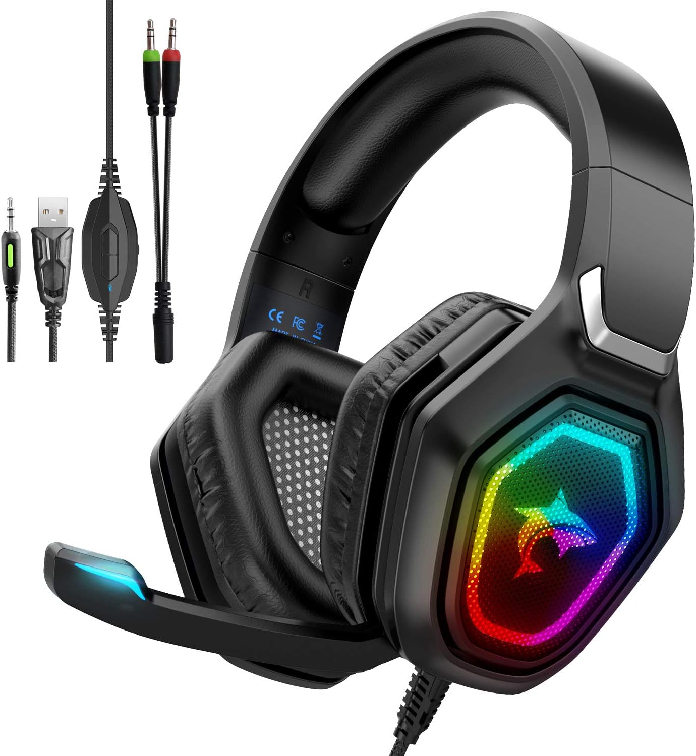 F3 Gaming Headset für PS5 PS4 Xbox One PC Nintendo - PS5 Headset kaufen