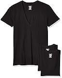 2(X)IST mens Essential Cotton Slim Fit Deep V Neck