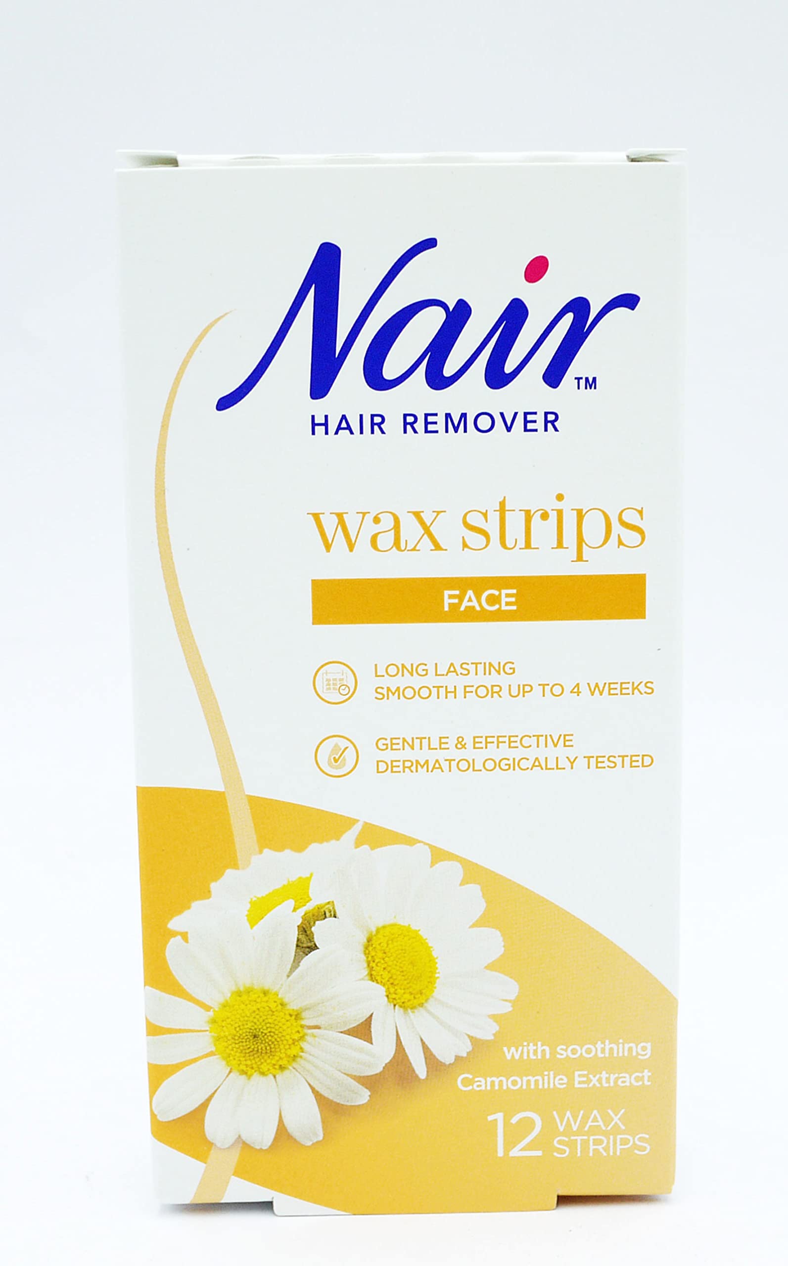 Nair, Facial Wax Strips (Pack of 12)