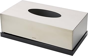 Pomdor - Caja kleenex pvd niquel mate - negro heritage: Amazon.es: Bricolaje y herramientas