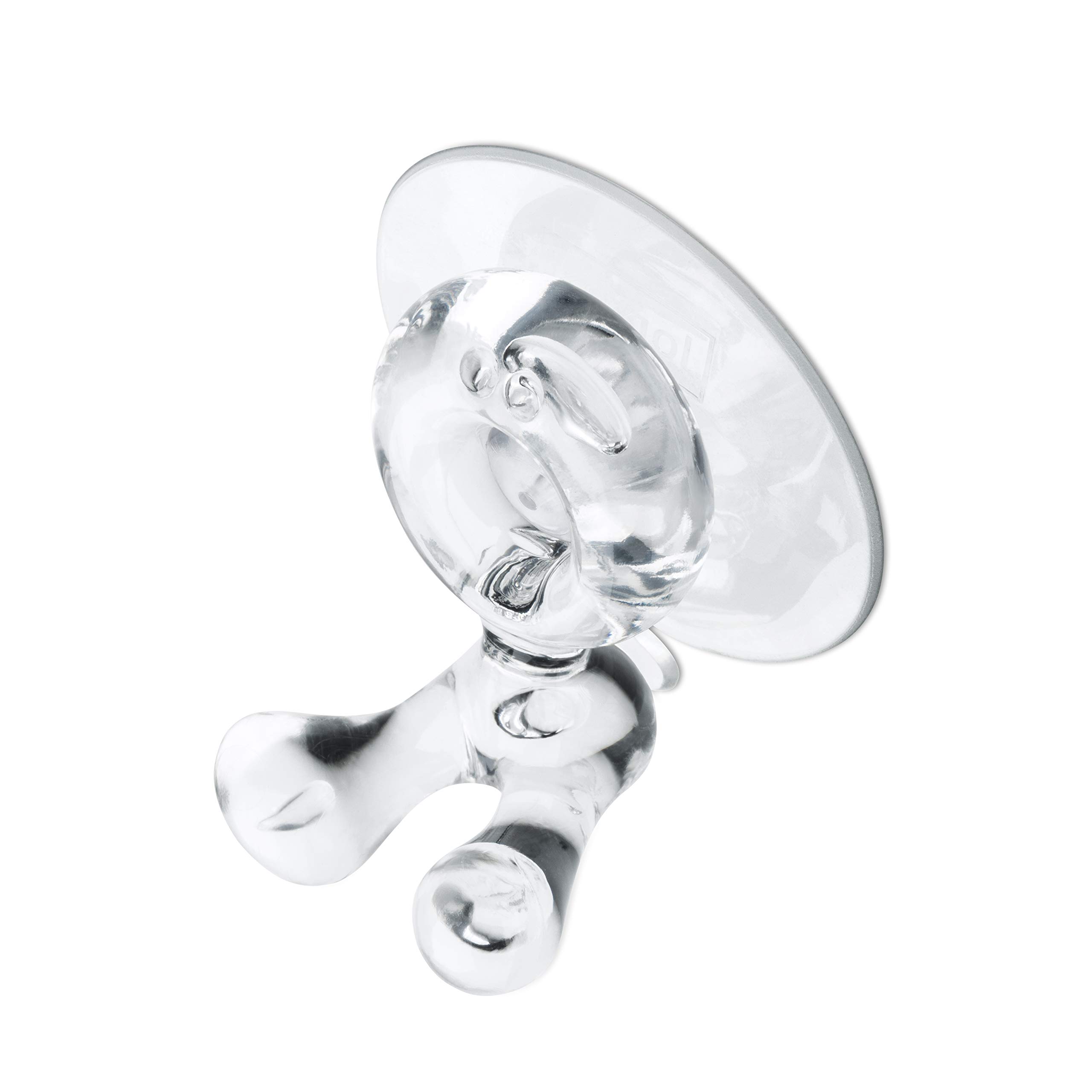 koziol toothbrush holder Tommy, thermoplastic, transparent clear, 3.2 x 4.7 x 5.7 cm