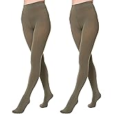 EVERSWE 2 Pairs Pack Women's Opaque Tights