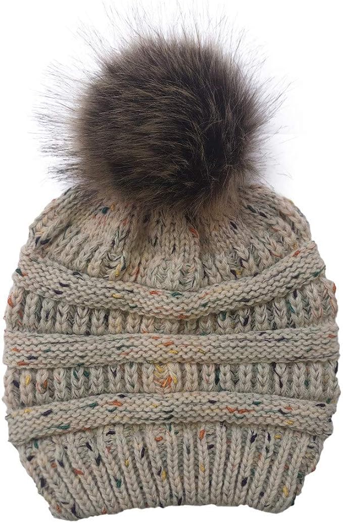 winter hat with ball