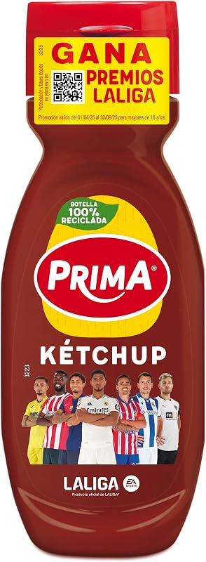 Ketchup de sabor original feito com tomates espanhóis. 290 g