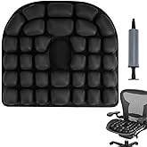 Kimburg Inflatable Travel Seat Cushion, Relieve Pessure Hips, 3D Airbag Wheelchair Pad Portable Car Seat Cushions for Office Chair, Wheelchair, Stadiums, Dining Chair