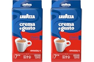 Lavazza 2 Pack Crema E Gusto Ground Coffee 8.8oz/250g Each