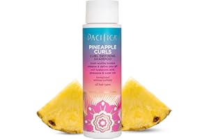 Pacifica Beauty 12.0 Fl Oz Pineapple Curls Curl Enhancing Shampoo - Hydrating & Frizz Control with Argan Oil & Hyaluronic Acid, Vegan + Cruelty Free