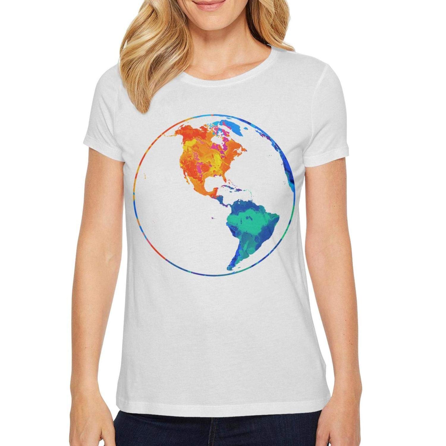 Abstract Planet Happy Earth Day Shirt Vintage 2019 Novelty Breathable Loosepremium Ness Cr