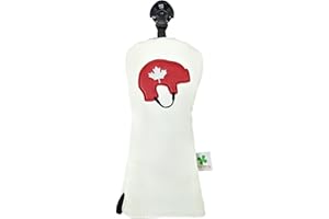 Foretra Driver Headcover Golf Club Covers Canada Hockey Novelty Hybrid Fairway Wood Head Cover Golf Accessories for Most Bran