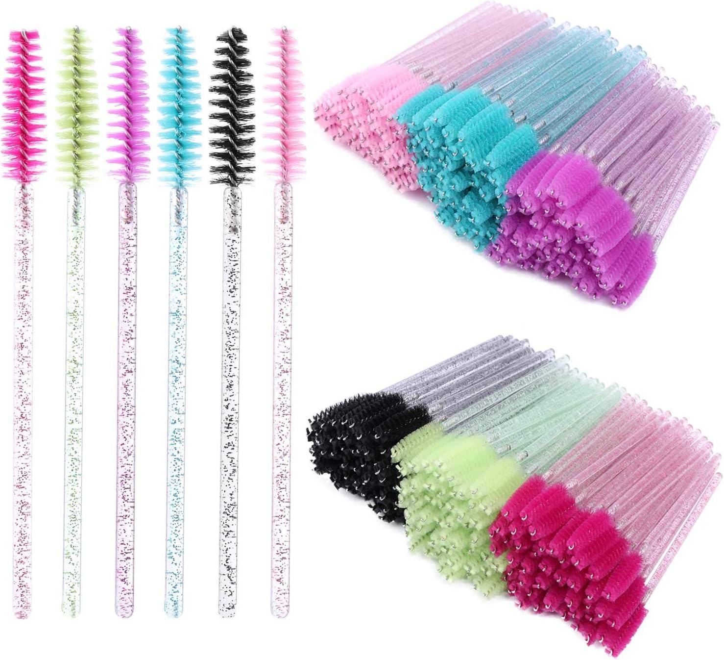 300 Disposable Mascara Wands Eyelash Brush Spoolies for Eye Lash