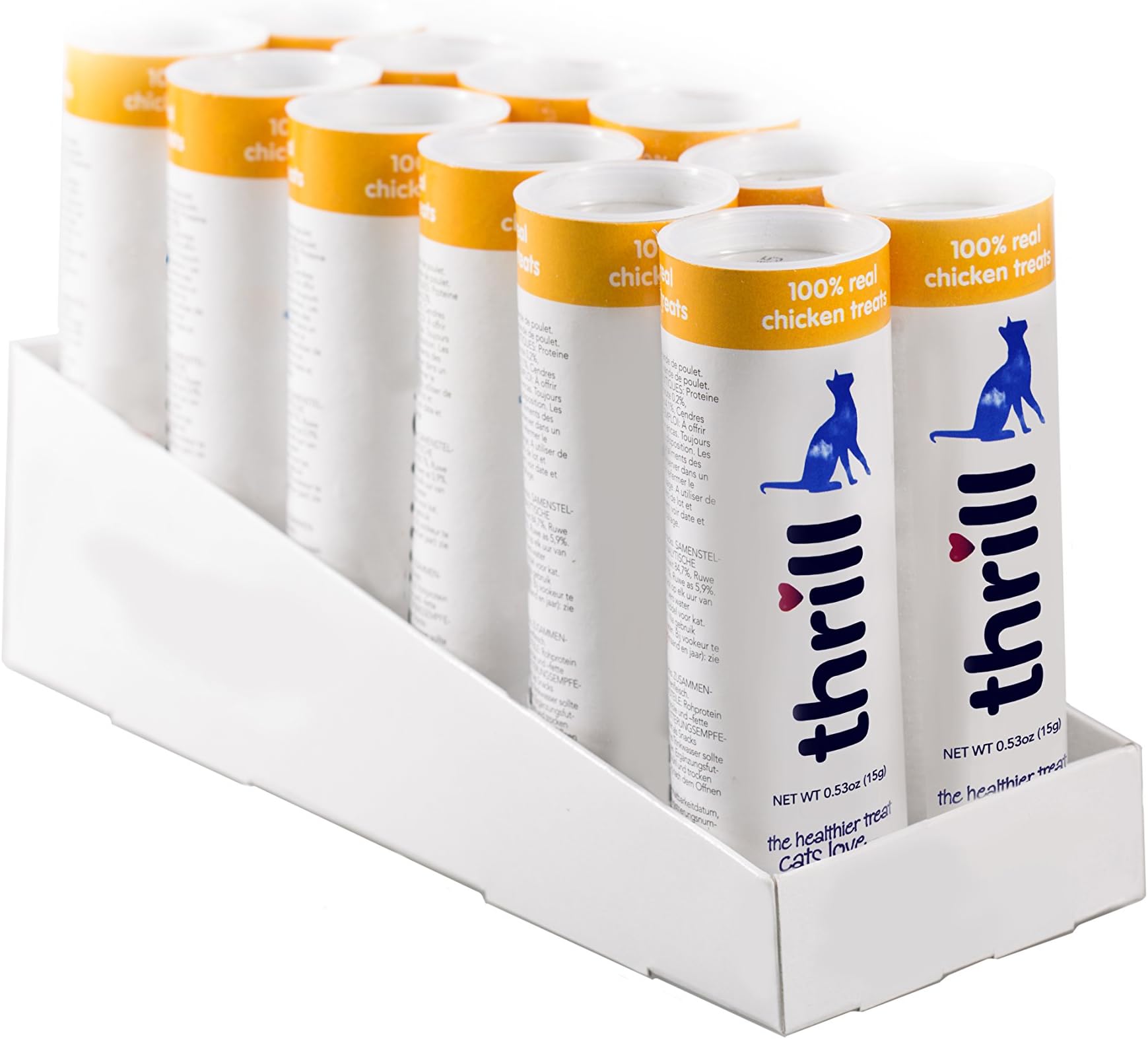 Thrill Chicken Treats for Cats 12 X 0.88oz.