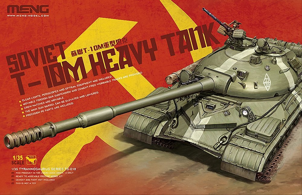 Meng "Model 1:35 Soviet T-10M Heavy Tank Kit (Multi-Colour)