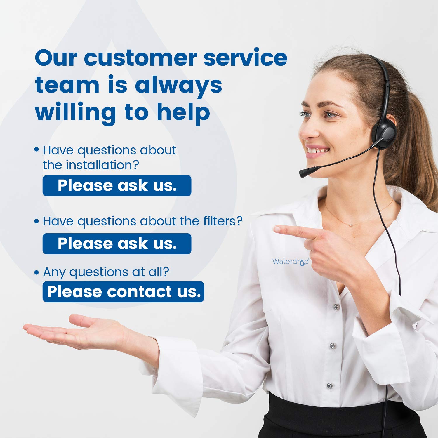 [Original] Waterdrop WD-PF-AL Replacement Alkaline Filters for All Waterdrop Pitcher Filtration System, Improved Coffee Taste, Last Up to 100 Gallons (Pack of 3)