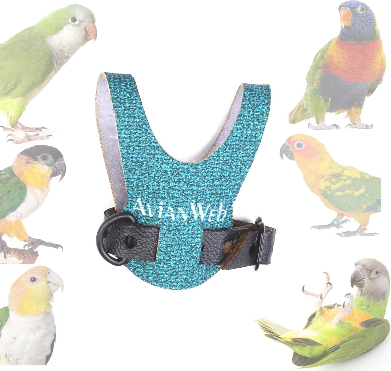 Avianweb Sparkly Bird Harness/Bird Vest only (Leash is NOT