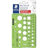 Staedtler Technical Drawing Template, Pocket General Purpose (977 115 02)