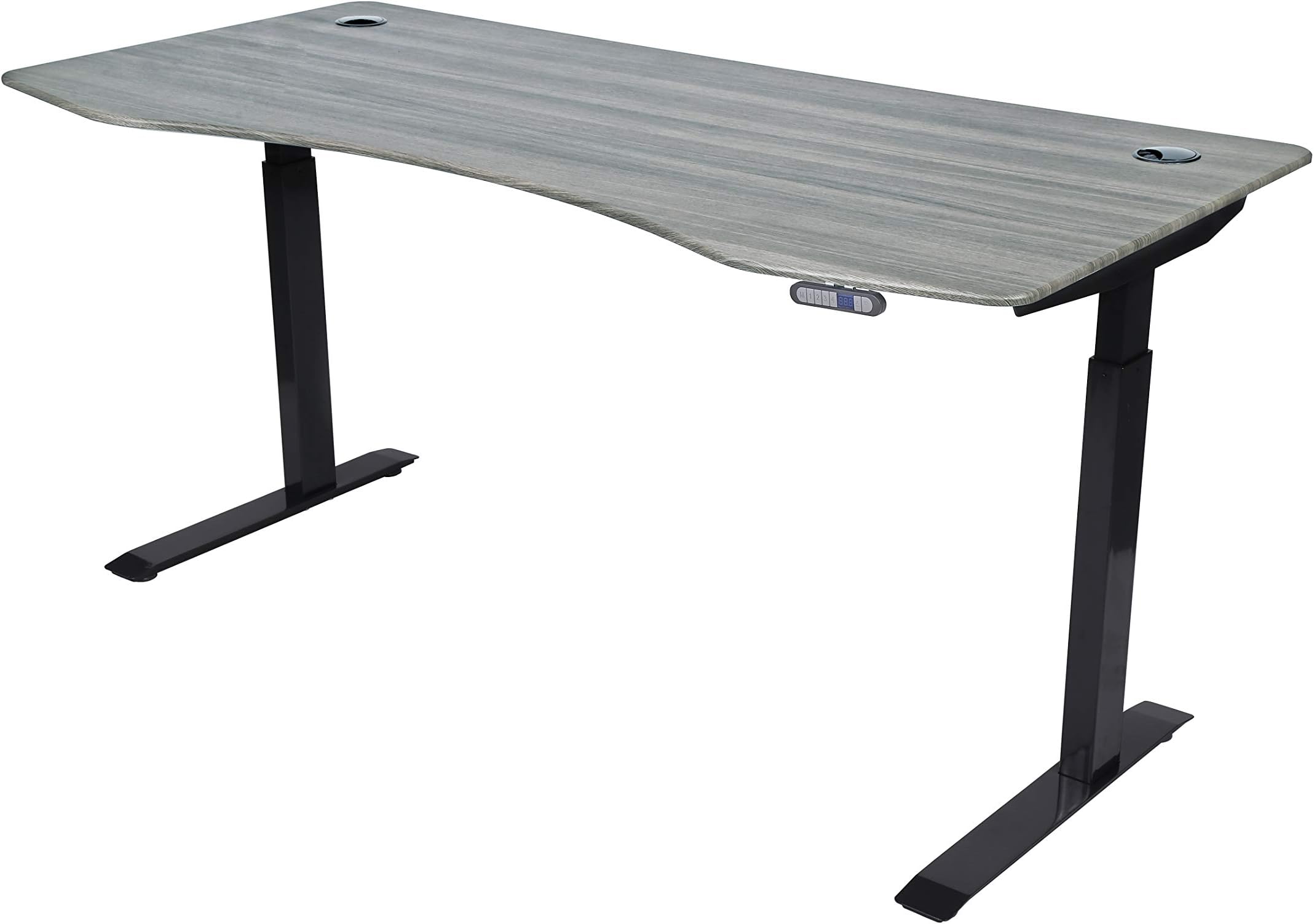 ApexDesk Elite Series 71" Electric Height Adjustable Standing Desk with Memory Controller (71" Gray)