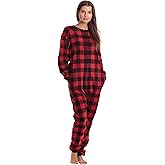 Just Love Printed Flannel Adult Onesie/Pajamas