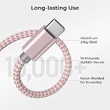 USB-C to USB-C Charger Cable 1M 2Pack Fast Charge 3A view 3