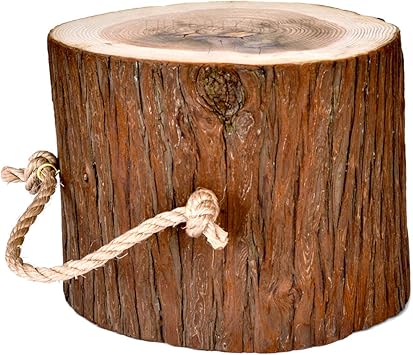 Amazon Cottage コテージ 薪割り台 キャンプ用 ハンドル付 高さcm 樹皮付き Cottage バーベキューコンロ 焚火台