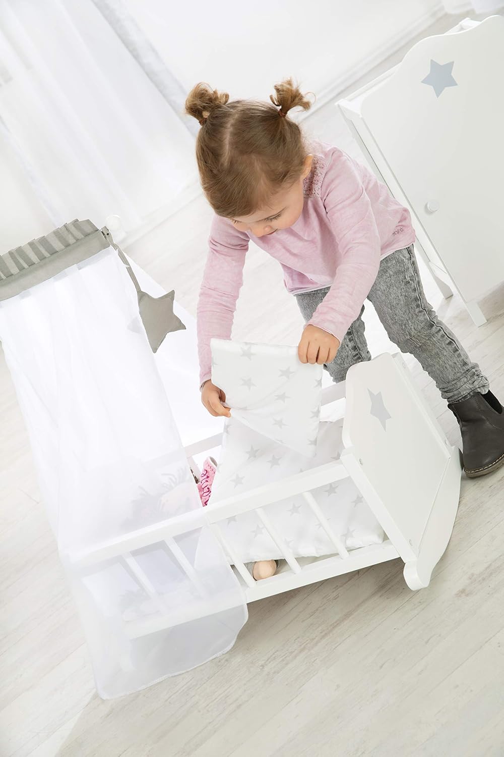 roba Stella 98535 Doll's Cradle White - Image 5