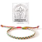 Generic Tibetan Red String Buddha Bracelet for Men & Women, Temple Handmade 5 Buddha Bracelet with Talisman, Buddhist Protection & Luck, Gift for All Occasions