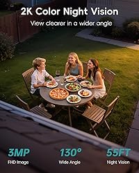 ZUMIMALL Solar Security Cameras Wireless