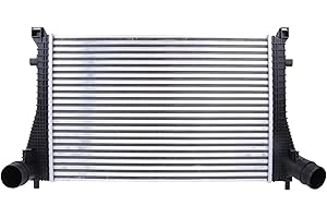 Bobuluo Intercooler Turbo Cooler Compatible for Audi Q3 2019-2023, for Volkswagen Tiguan 2018-2023 & Arteon 2019 Turbocharged