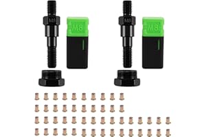 Wadayu 2PCS M8 Replacement Mandrel for Riveter and 50PCS Rivet Nuts, Hand Rivet Tool Accessories