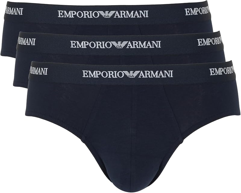 Herren 3er-Pack Slip (3er Pack), Armani Blue/Armani Blue/Armani Blue, S