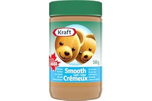 Kraft Smooth Peanut Butter, Light, 2 kg Jar