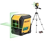 PREXISO Laser Level with Tripod, 65Ft Self Leveling