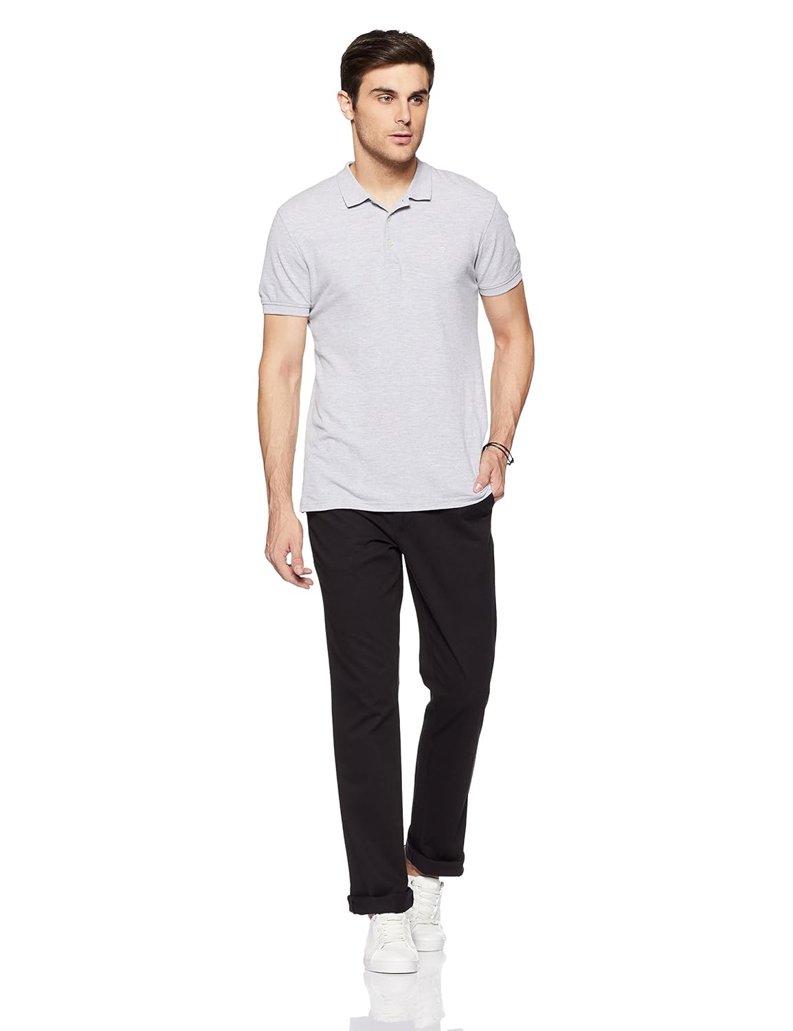 parx men's slim fit casual trousers