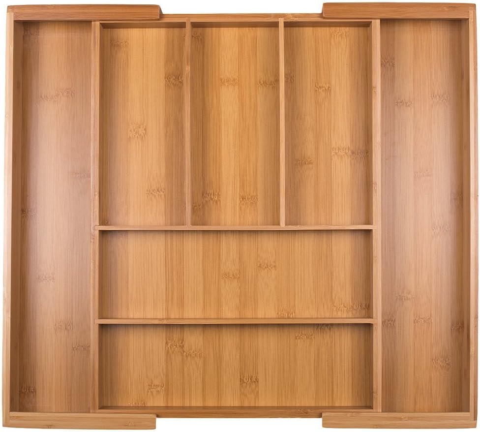 Drawer Dividers Silverware Tray Expandable Utensil Cutlery Tray