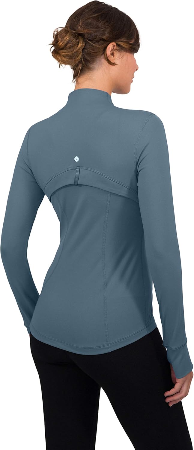 90 Degree By Reflex Women’s Lightweight, Full Zip Running Track Jacket at  Women’s Clothing store