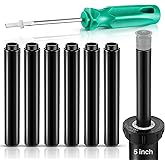 5" Sprinkler Riser Extension compatible with RainBird 1800&amp;Hunter(Black） | Popup Sprinkler Head Riser Extender with RotorTool, Garden Lawn Irrigation Spray Head, 7 Set