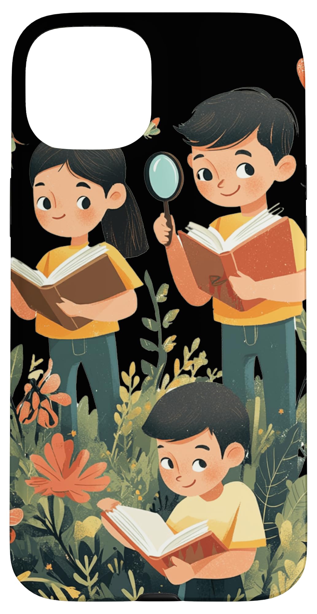 iPhone 15 Plus Curious Kids Exploring Nature Adventure Case