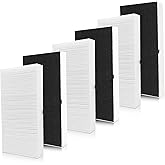KEYJINIU 6 Pack Filter U Compatible with Honeywell HHT270 HHT270W HHT290 Series FRF101B FHT170W FHT180W FHT190W FRF102B FHT170WCV FHT180X FHT180 FHT190V