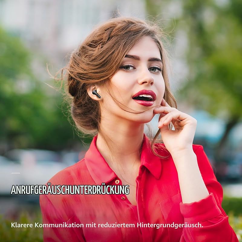 E2 Kabellose Bluetooth In-Ear Kopfhörer mit Tiefer Bass IOS & Android