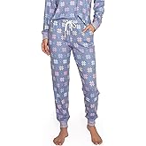 PJ Salvage womens Loungewear Mountain Love Banded Pant