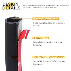 48Ft D-Shape Rubber Weather Stripping