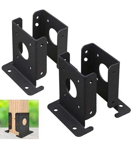 4 PCS Adjustable Deck Post Anchor Base Brackets Fit Barbados | Ubuy