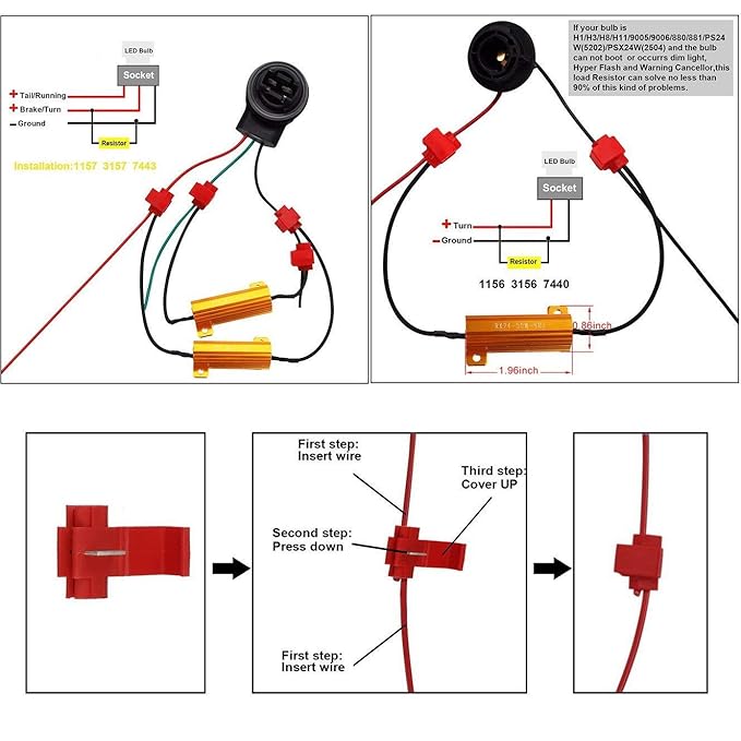 Wiring Diagram For Led Load Resistors - ETSYTIVITY